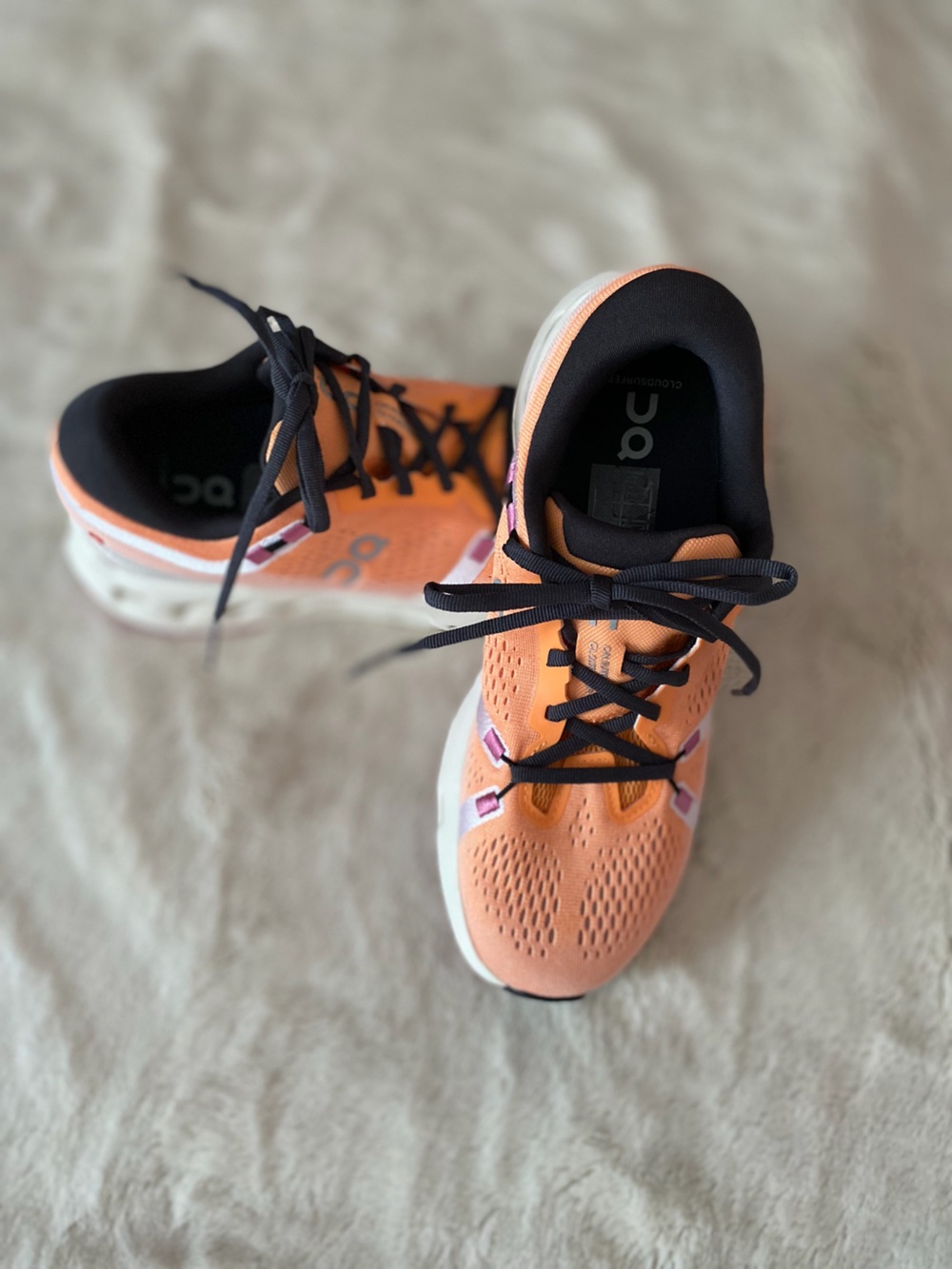 On Running women’s Cloudsurfer mesh upper running sneakers